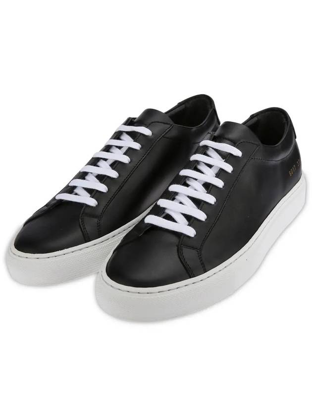 Achilles Low Top Sneakers Black - COMMON PROJECTS - BALAAN 2