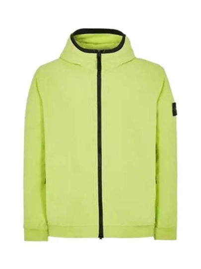 Wappen Patch Soft Shell Hooded Jacket Lemon - STONE ISLAND - BALAAN 2