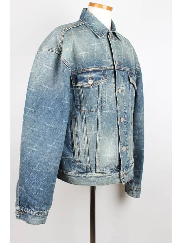 Multi logo denim jacket 44 - BALENCIAGA - BALAAN 6