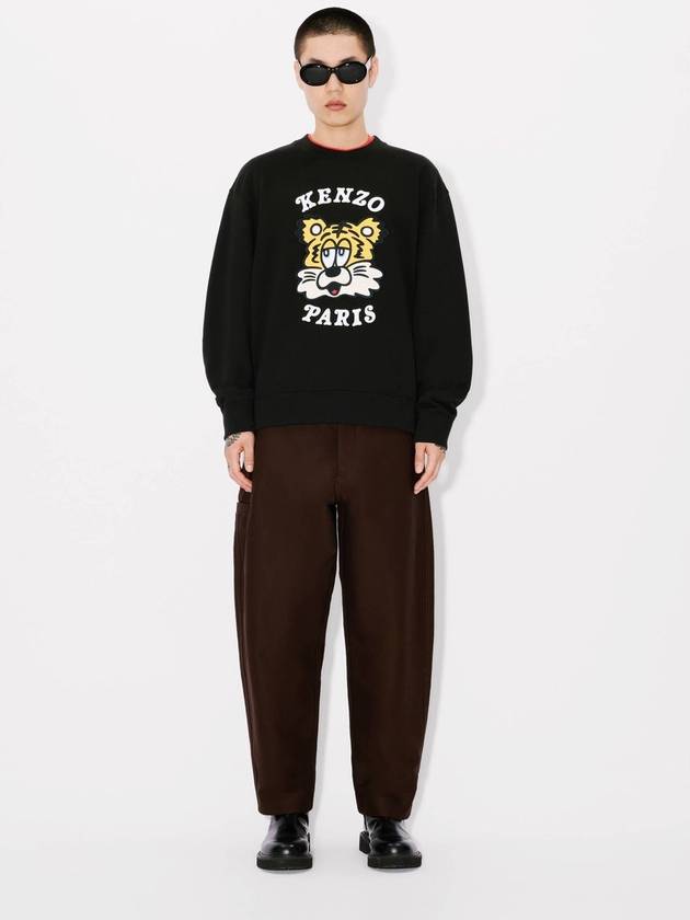 Verdy Market Genderless Embroidered Sweatshirt Black - KENZO - BALAAN 3