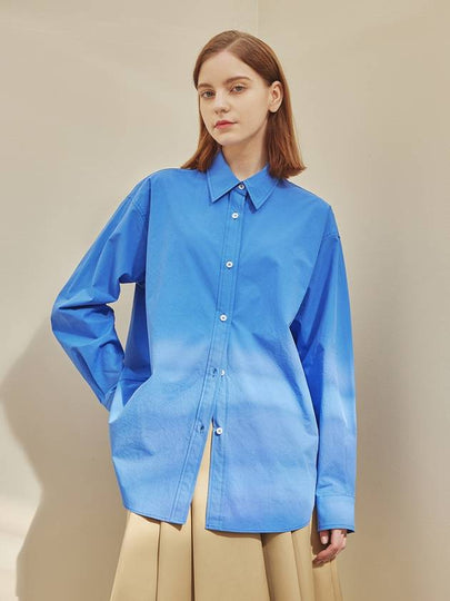 Women's Alley Color Alley Shirt Blue - ARIFF - BALAAN 2