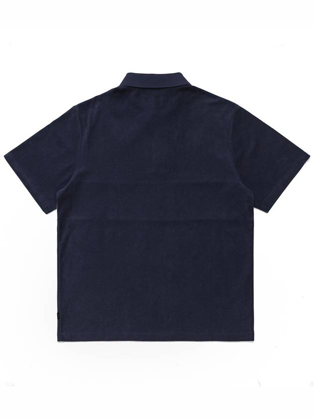 Bermuda Collection Terry Polo T-Shirt NAVY M3313LTS03NVY - MALBON GOLF - BALAAN 3