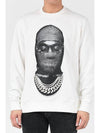 NUW21243 Black and White Mask Sweatshirt 081 - IH NOM UH NIT - BALAAN 1