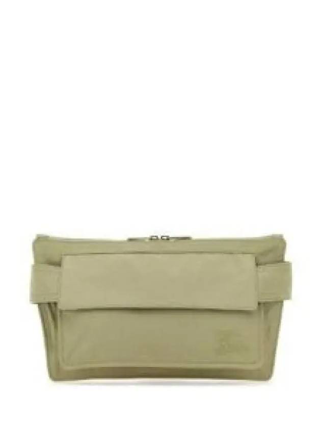 Trench Embroidered Logo Belt Bag Green - BURBERRY - BALAAN 2