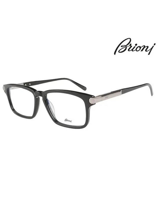 Glasses Frame BR0080O 001 Square Acetate Men Women Glasses - BRIONI - BALAAN 1