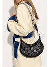 GG Matelasse Half Moon Small Shoulder Bag Black - GUCCI - BALAAN 3