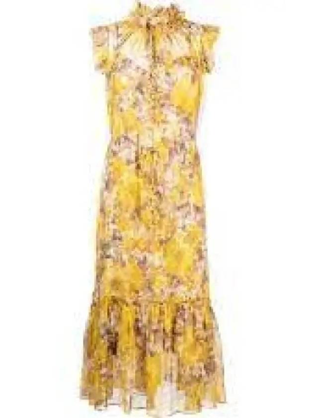 Women's Floral Long Dress Yellow - ZIMMERMANN - BALAAN 2