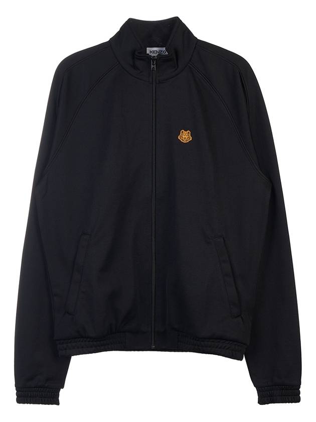 Tiger Patch Track Jacket Black - KENZO - BALAAN 11