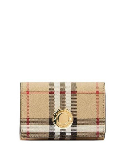 Check Detachable Chain Strap Wallet Archive Beige - BURBERRY - BALAAN 2