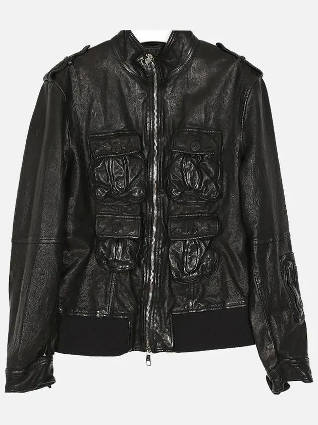 PBPE469T E701T 01 Leather Jacket - NEIL BARRETT - BALAAN 1