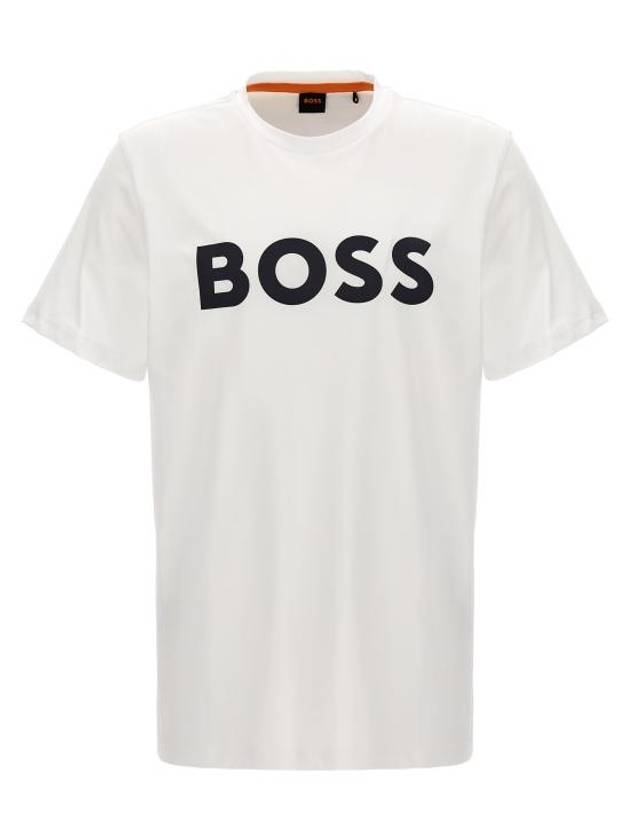 Short Sleeve T-Shirt 50481923100 White - HUGO BOSS - BALAAN 1