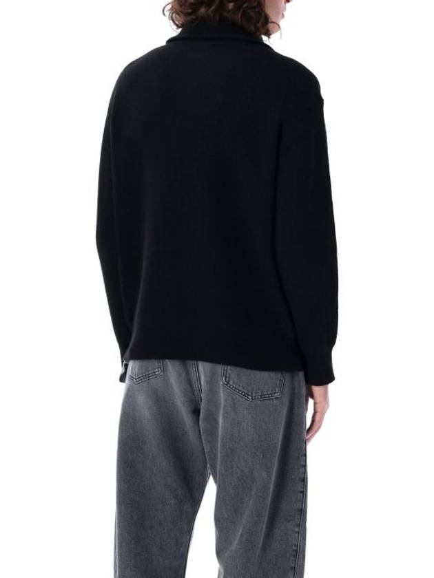 Half Zip Knit Top Black - JW ANDERSON - BALAAN 3