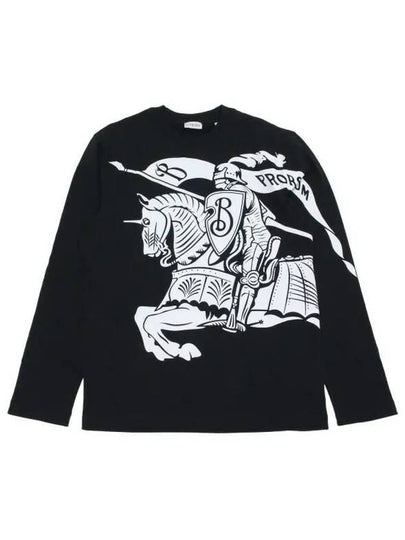 EKD Long Sleeve T-Shirt Black - BURBERRY - BALAAN 2