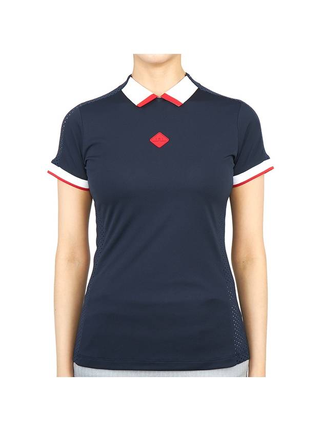 Women's ENYA Polo Navy - J.LINDEBERG - BALAAN 1