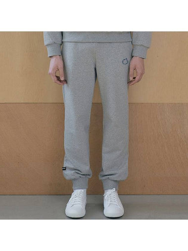 RC Round Logo Jogger Pants Grey - REPLAYCONTAINER - BALAAN 1