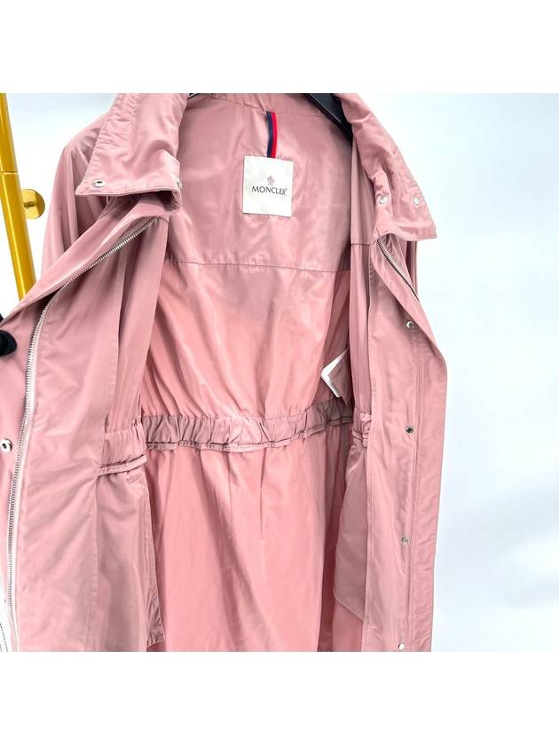 Malachite long windbreaker jacket pink size 1 - MONCLER - BALAAN 8