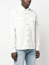 Gabardine Long Sleeve Shirt Ivory - CP COMPANY - BALAAN 4