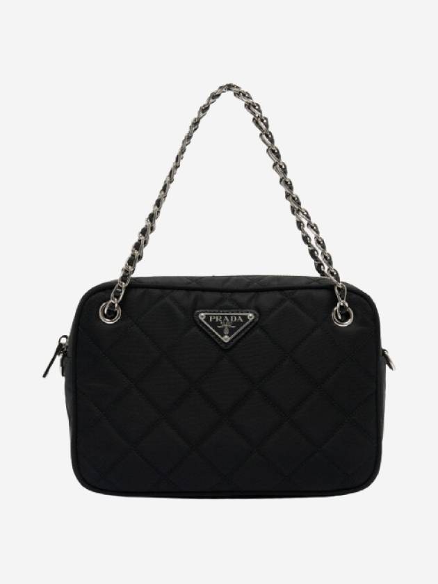 Nylon Quilted Tessuto Mini Shoulder Bag Black - PRADA - BALAAN 2