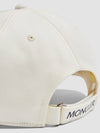 gabardine baseball cap hat - MONCLER - BALAAN 3