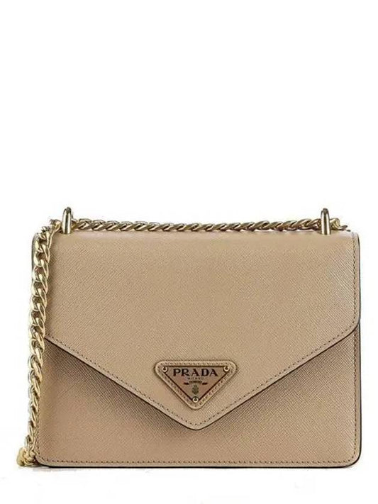 Women s Sapiano triangle logo shoulder bag 270263 - PRADA - BALAAN 1