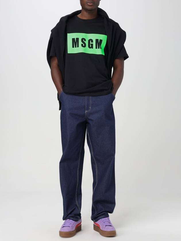 T-shirt di cotone con logo Msgm - MSGM - BALAAN 2