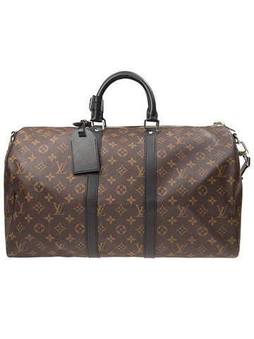 Keepall Bandouli?re 45 Monogram Macassar Duffel Bag Brown - LOUIS VUITTON - BALAAN 1