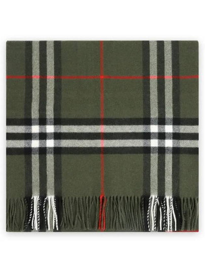 Check Wide Cashmere Scarf Loch - BURBERRY - BALAAN 2