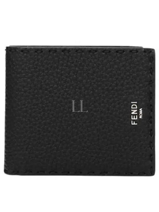 Selleria Leather Half Wallet Black - FENDI - BALAAN 2