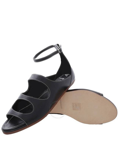 Burberry Ladies Black Kiersten Sandals, Brand Size 40 (US Size 10) - BURBERRY - BALAAN 2