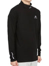 Men's Logo High Neck Long Sleeve T-Shirt Black - HORN GARMENT - BALAAN 4