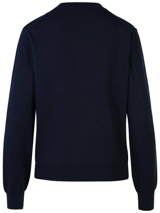 Victoria Embroidery Logo Sweatshirt Navy - A.P.C. - BALAAN 4