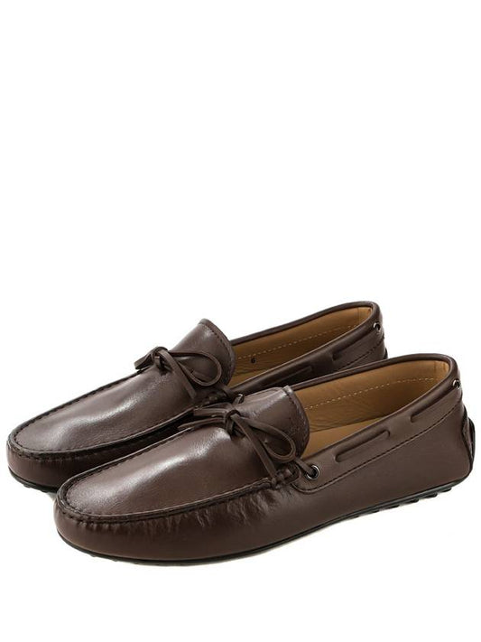 City Gomino Leather Loafers Brown - TOD'S - BALAAN 2