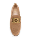 Women's Kate Suede Loafers Beige - TOD'S - BALAAN 5