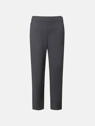 Women s brushed straight fit woven pants charcoal SP312TPT93 - DESCENTE - BALAAN 1