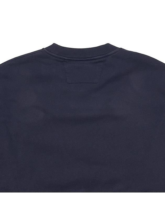 Lens Wappen Cotton Sweatshirt Navy - CP COMPANY - BALAAN 8