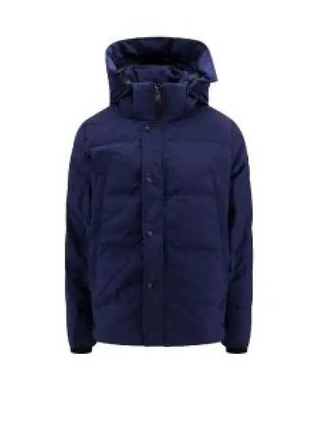 Wyndham Logo Patch Padding Navy - CANADA GOOSE - BALAAN 2