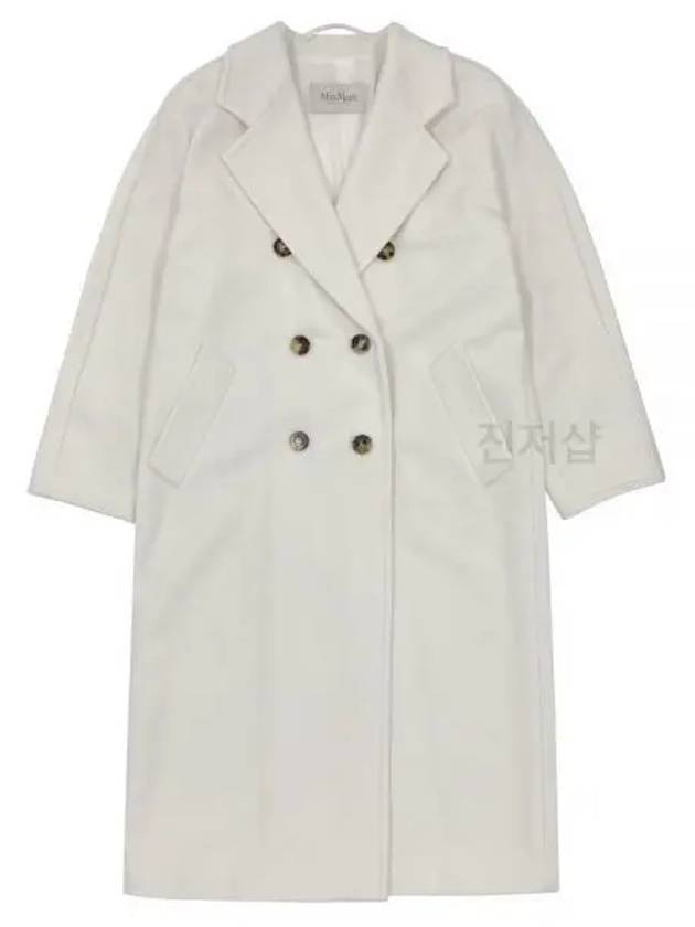 Women's Madame Icon Double Coat White - MAX MARA - BALAAN 2