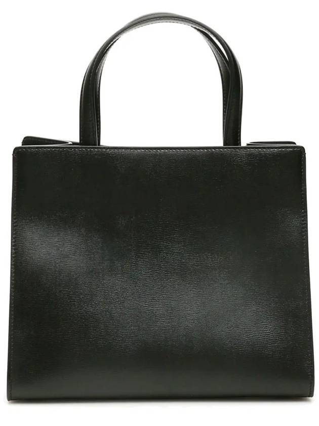 Vara Bow Top Handle Tote Bag Black - SALVATORE FERRAGAMO - BALAAN 4