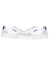 Medalist Leather Suede Green Tab Low Top Sneakers White - AUTRY - BALAAN 3