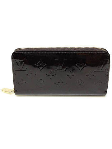 M93522 Monogram Vernis Amarante Zippy Wallet Long - LOUIS VUITTON - BALAAN 1