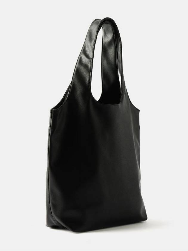 Ninon Small Recycled Leather Tote Bag Black - A.P.C. - BALAAN 7