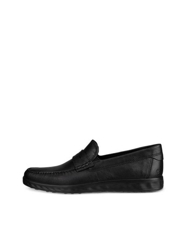 S Lite Moc Penny Loafer Black - ECCO - BALAAN 2