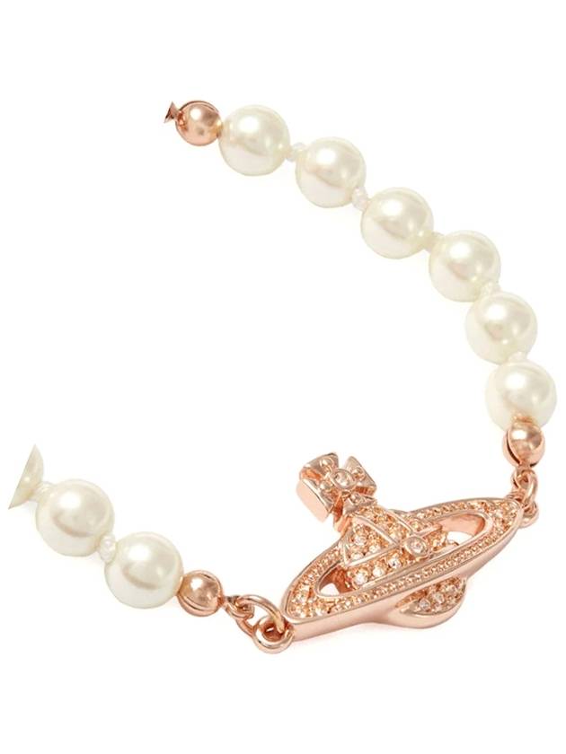 Mini Bas Relief Pearl Bracelet Rose - VIVIENNE WESTWOOD - BALAAN 3