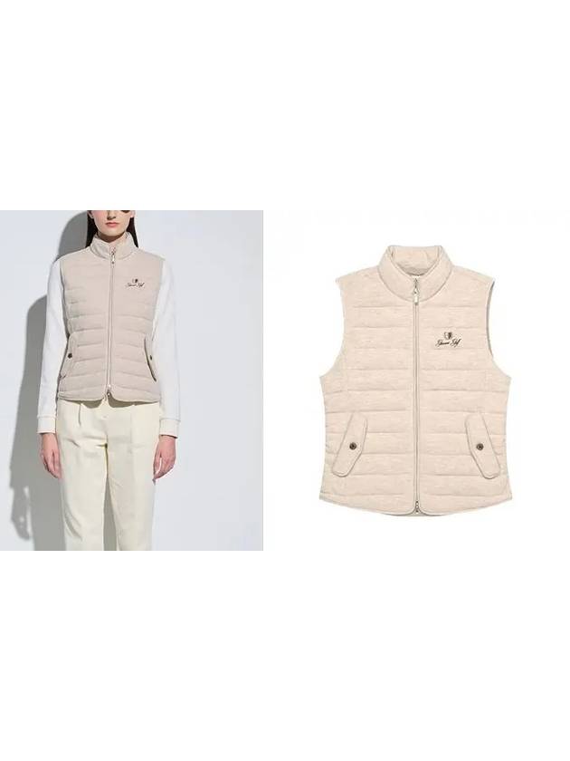 Garment Golf Women s Goose Down Full Open Windproof Knit Vest GFKVD464 - LUX GOLF - BALAAN 3