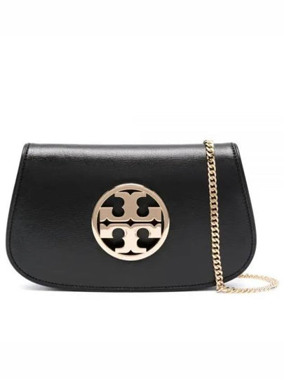 Reva Leather Cross Bag Black - TORY BURCH - BALAAN 2