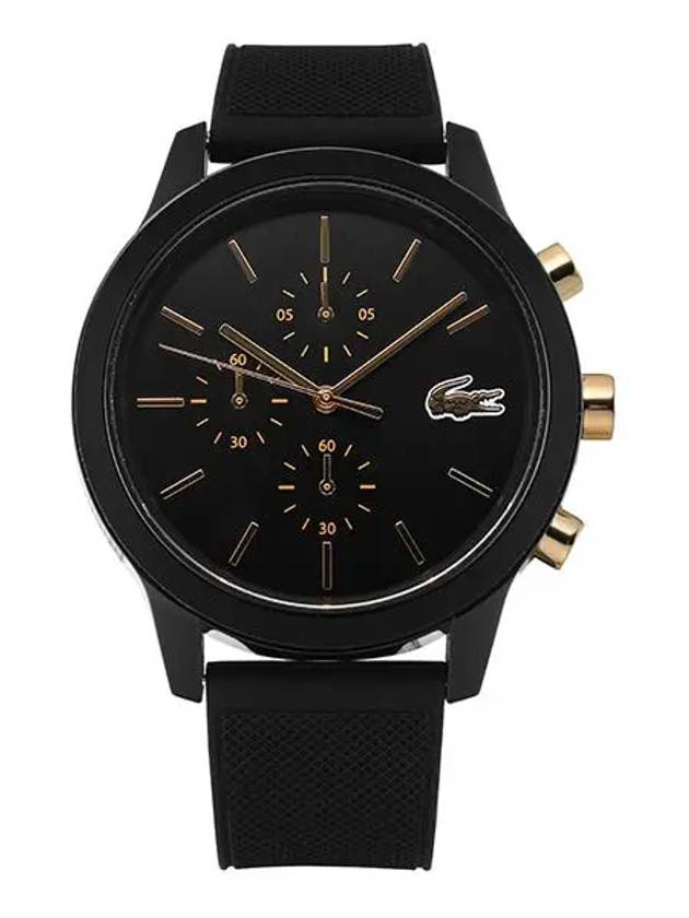 44mm Silicone Watch Black - LACOSTE - BALAAN 4