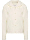 Cotton Crinkled Finish Jacket White - LEMAIRE - BALAAN 2