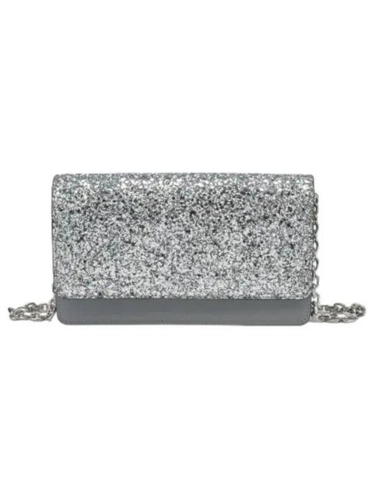 glitter chain wallet silver - MAISON MARGIELA - BALAAN 1