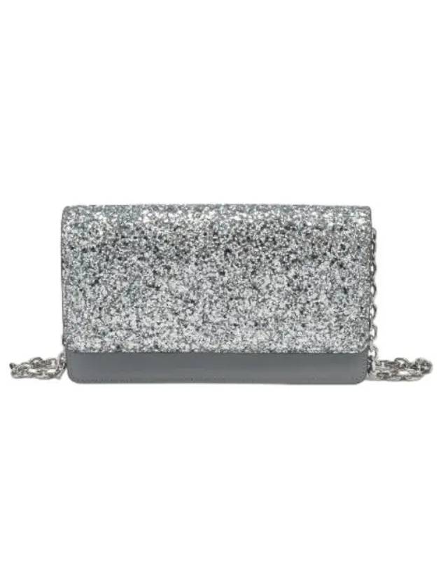 glitter chain wallet silver - MAISON MARGIELA - BALAAN 1