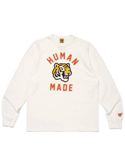 Graphic Long Sleeve T-Shirt White - HUMAN MADE - BALAAN 2